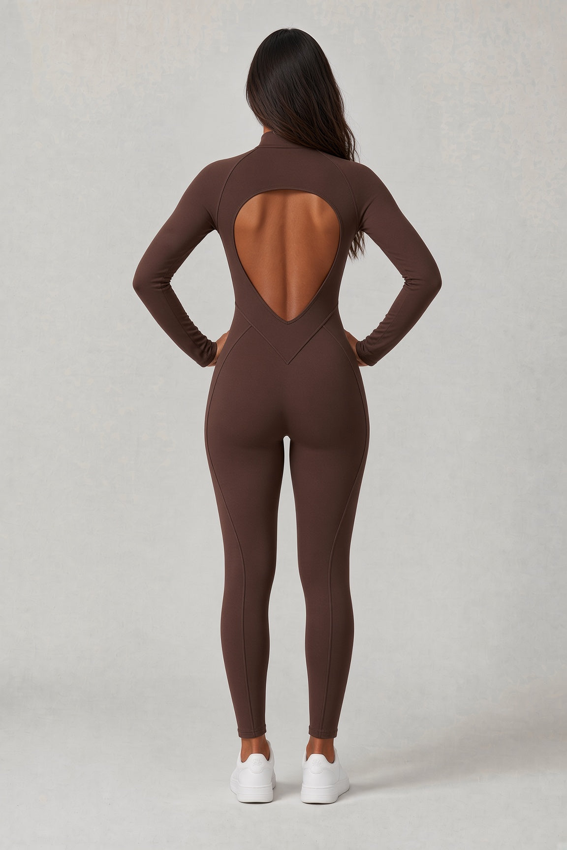 Peekaboo Catsuit—Espresso